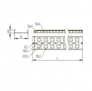 Лоток перфорированный DKC H50 1-2,0мм INOX